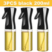 3pcs 200ml black