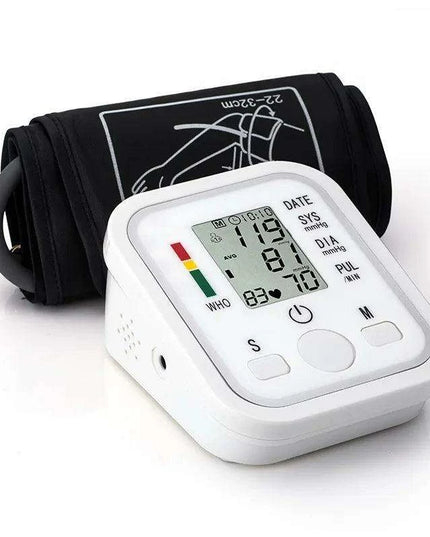 Smart Voice-Controlled Digital Arm Blood Pressure Monitor for Home Health Management