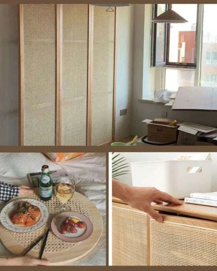 Natural Indonesian Rattan Cane Webbing for DIY Home Décor and Furniture Restoration