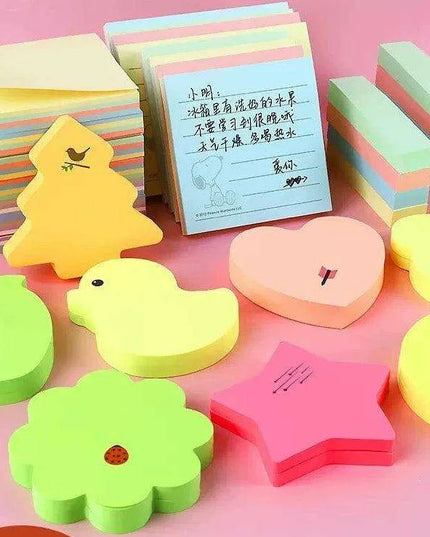 Colorful Kawaii Sticky Notes - Fun and Functional Memo Stickers for a Cheerful Workspace