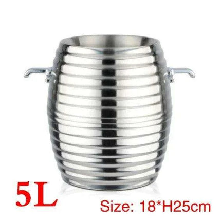 Deluxe Insulated Stainless Steel Drink Cooler Barrel