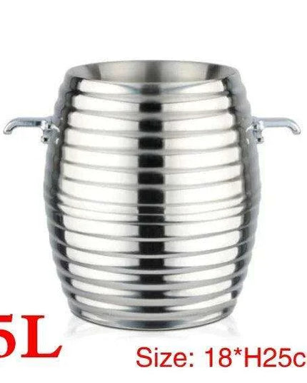 Deluxe Insulated Stainless Steel Drink Cooler Barrel