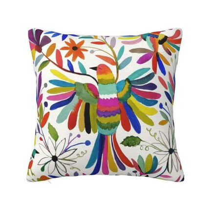 Exquisite Velvet Cushion Covers Featuring Mexican Butterfly and Floral Embroidery for Stylish Home Decor