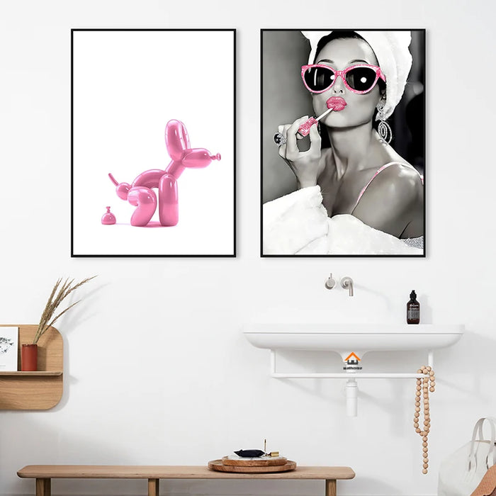 Elegant Nude Figure Canvas Art for a Luxurious Bathroom Upgrade
