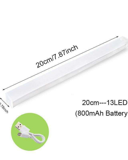 Smart Motion-Sensing USB Rechargeable LED Under Cabinet Light for Effortless Illumination