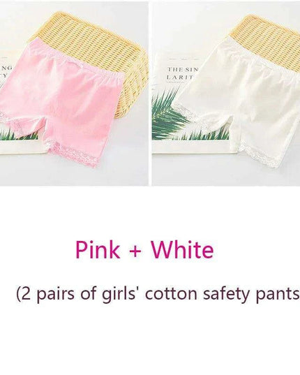 Adorable Cartoon Cotton Briefs for Girls - 2-Piece Underwear Set (Ages 2-11)