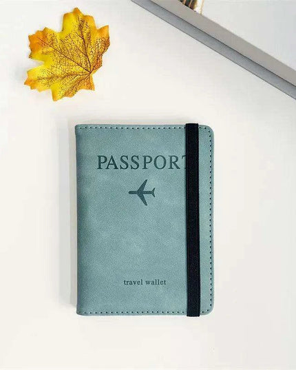 Stylish Genuine Leather RFID Passport Holder for Trendy Travelers