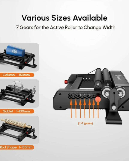 Precision 360° Rotary Engraving Tool for Cylindrical Surfaces