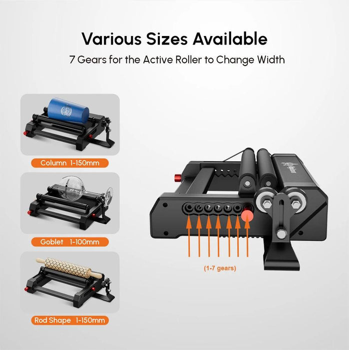 Precision 360° Rotary Engraving Tool for Cylindrical Surfaces