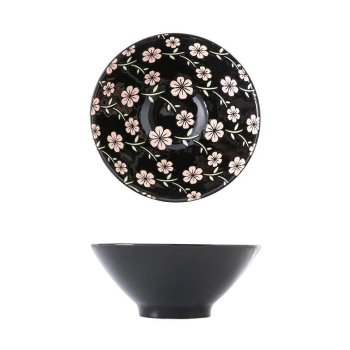 Chic Japanese Ceramic Ramen and Soup Bowl Collection - Essential for Elegant Dining Experiences