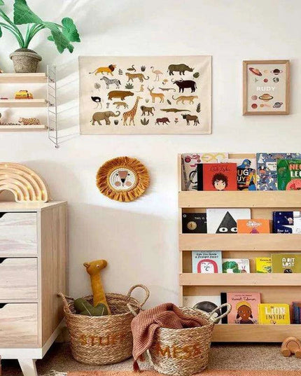 Celestial Animal Canvas Wall Art for Children's Rooms - Nordic Inspired Decor