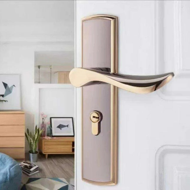 Silent Aluminum Smart Lock - Elegant Home Security Solution