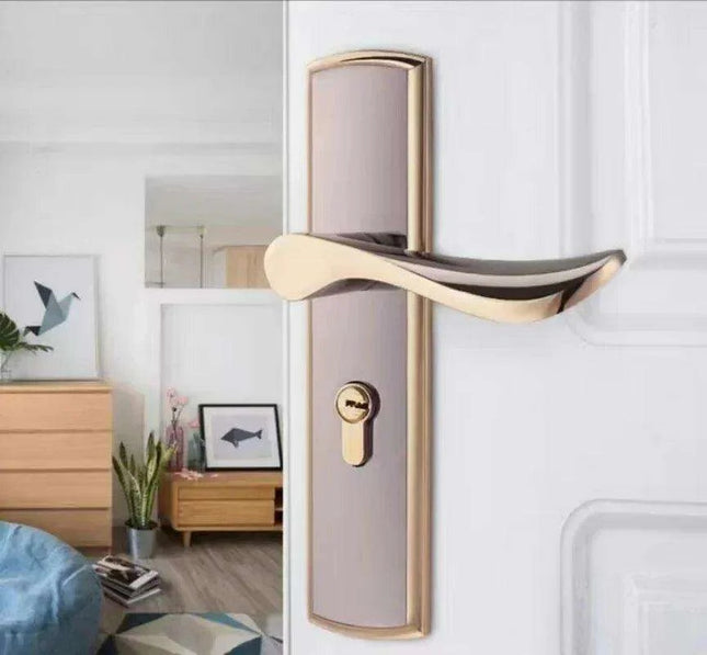 Silent Aluminum Smart Lock - Elegant Home Security Solution