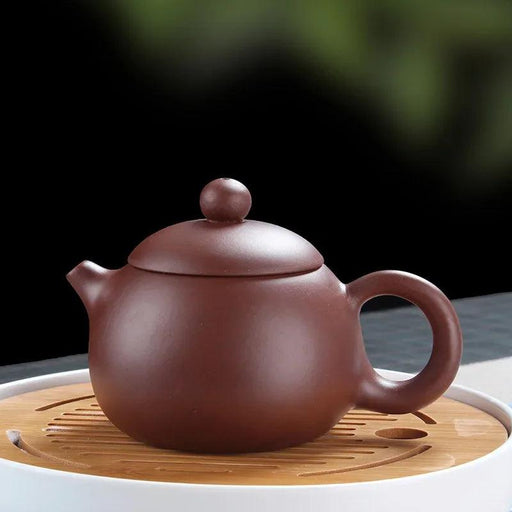 Yixing Purple Clay Teapot Set: Traditional Chinese Tea Brewing Experience