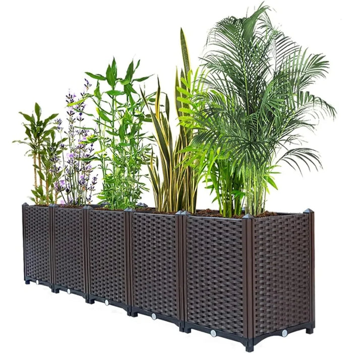 Large Planters for Outdoor Plants Raised Garden Bed Boxes