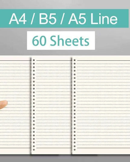 Transparent Loose Leaf Journal Binder for Seamless Organization