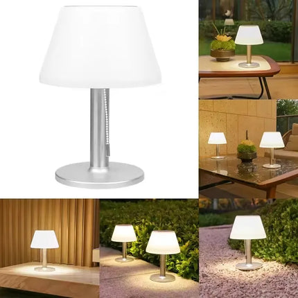Solar Mushroom Table Lamp | Dimmable, Warm Light, Indoor & Outdoor