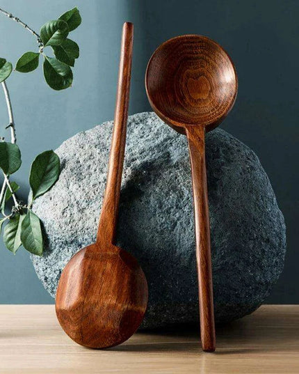 Elegant Beechwood Soup Spoon - The Ultimate Kitchen Accessory for Ramen and Stews