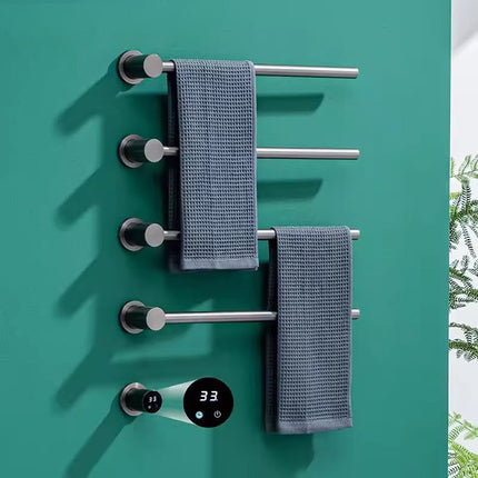 Wall-Mounted Electric Heated Towel Rack - Sterilizing & Drying