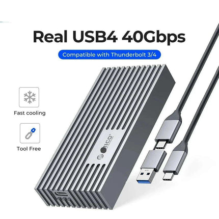 Next-Gen USB4 NVMe M.2 SSD Enclosure - Unleash Lightning-Fast Data Transfers