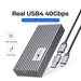 Next-Gen USB4 NVMe M.2 SSD Enclosure - Unleash Lightning-Fast Data Transfers