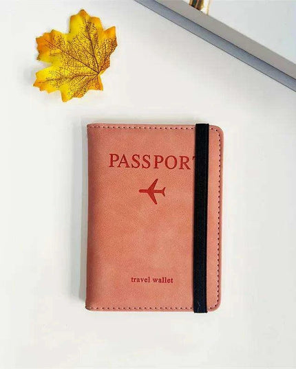 Stylish Genuine Leather RFID Passport Holder for Trendy Travelers