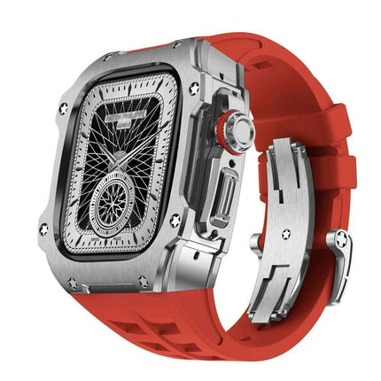 Premium 49mm Stainless Steel Apple Watch Case and Band - Redefine Your Elegance