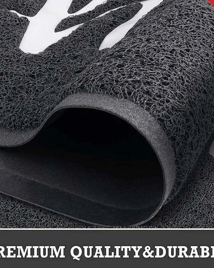 Charming PVC Welcome Mat - Elegant Design for Indoor and Outdoor Spaces