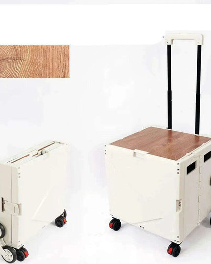 Effortless Shopping Companion: Versatile Trolley with Easy Glide Wheels