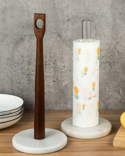 Elegant Stainless Steel Paper Roll Dispenser for Kitchen and Bathroom