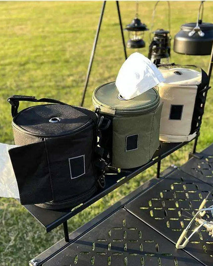 Versatile Waterproof Paper Towel Organizer for Travel and Home Use