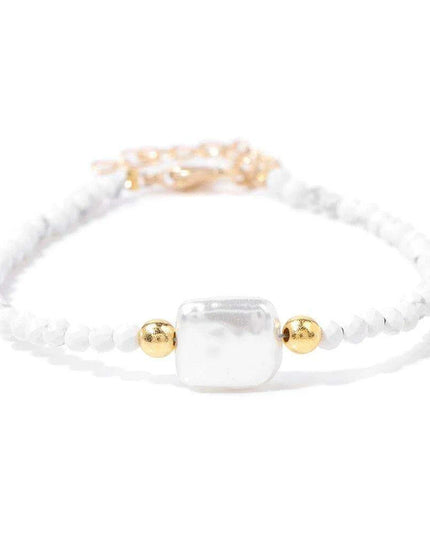 Charming Cat Lovers Beaded Bracelet - Colorful 3mm Jewelry Gift for Women and Girls