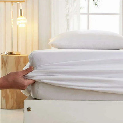 Bamboo Fiber Cooling Bedding Collection - Complete Set with Fitted Sheet, Flat Sheet, and Pillowcases in Multiple Sizes