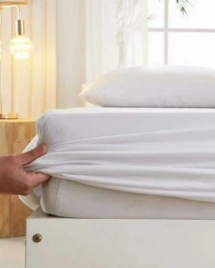 Bamboo Fiber Cooling Bedding Collection - Complete Set with Fitted Sheet, Flat Sheet, and Pillowcases in Multiple Sizes