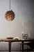 Lotus-Inspired Walnut Pendant Chandelier Light Fixture