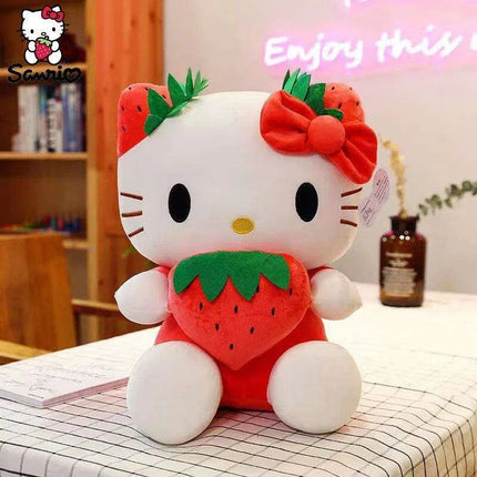 Y2K Hello Kitty Cozy Plush Toy - Adorable Kawaii Cuddly Companion for Children's Birthday Celebrations