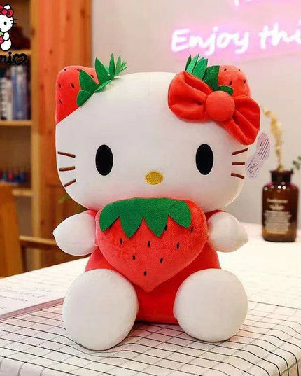Y2K Hello Kitty Cozy Plush Toy - Adorable Kawaii Cuddly Companion for Children's Birthday Celebrations
