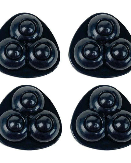 Set of 4 Silent 360° Swivel Wheels for Effortless Mobility of Kitchen Appliances and Trash Bins