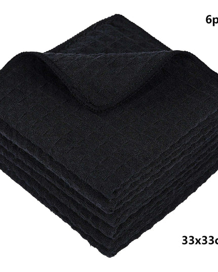 Homaxy Ultra-Soft 6-Pack Microfiber Cleaning Towels - Multi-Purpose Kitchen Essentials