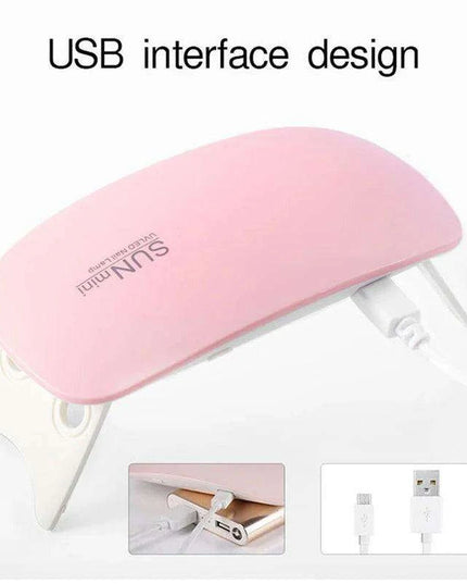 Portable 6W USB LED Nail Curing Lamp - Salon-Quality Manicures Anytime, Anywhere