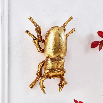Shop1104558825 Golden Resin Shovel Wall Hanging - Insect Decor, Collec