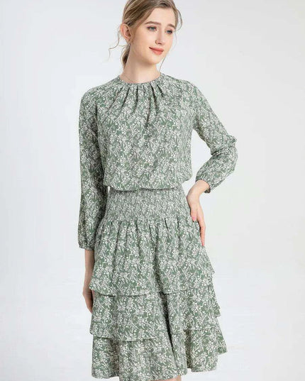 Chic Summer Smocking Skirt Sets in High-Elastic Chiffon Fabric