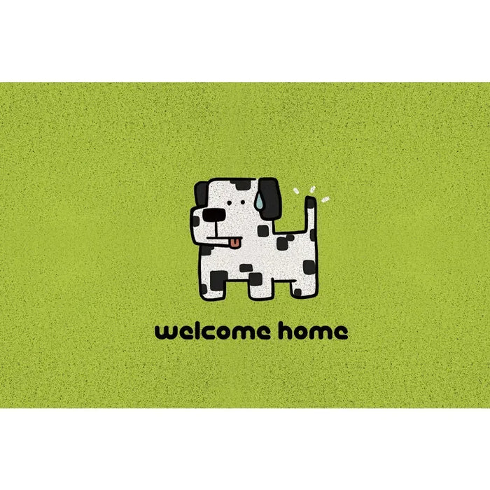 Cheery Pup Welcome Rug - Stylish Non-Skid Entryway Mat with Cute Design