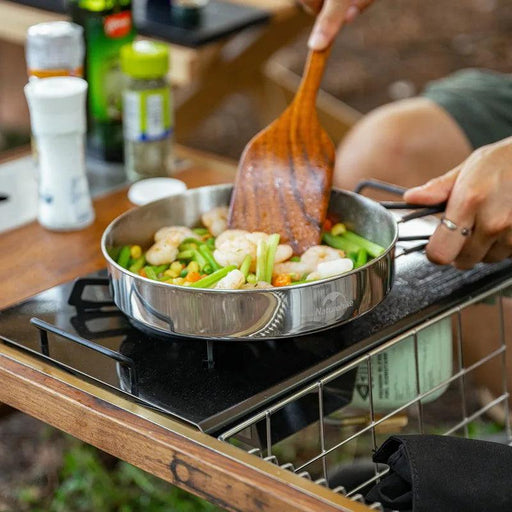 Stainless Steel Outdoor Cooking Set for Camping, Hiking & BBQ