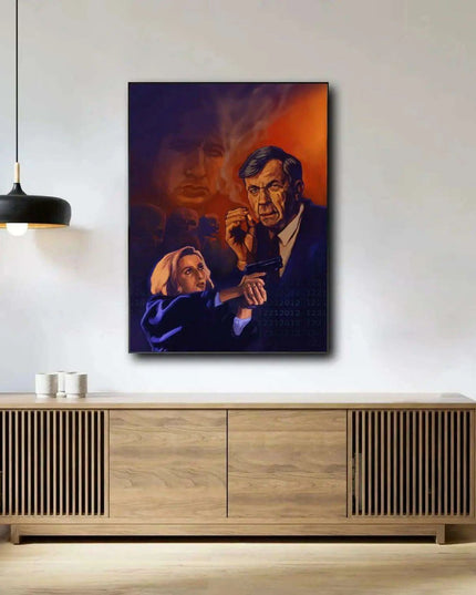 Threat Level Midnight Canvas Artwork - Unique Home Decor for Modern Living Spaces