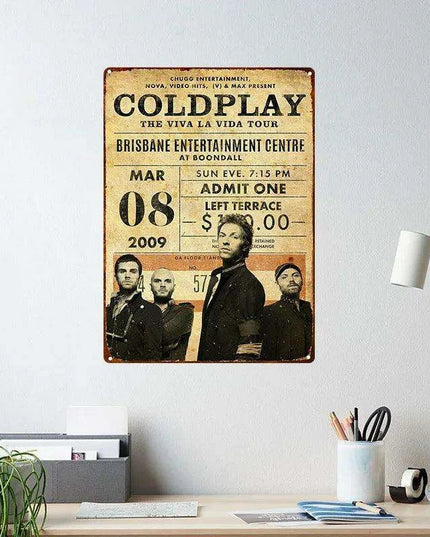 Legends of Rock Metal Wall Art - Timeless Decor for Music Enthusiasts and Entertainment Spaces