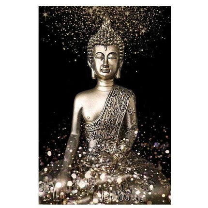 Tranquil Buddha Essence: Customizable Zen Canvas Art for Home and Office Decor