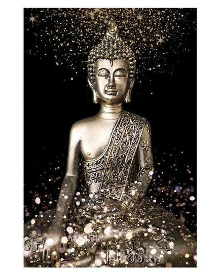 Tranquil Buddha Essence: Customizable Zen Canvas Art for Home and Office Decor