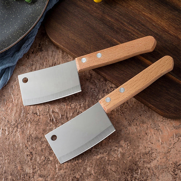 Mini Bread Knife Set: Elegant Wooden Handled Blade for Petite Kitchen