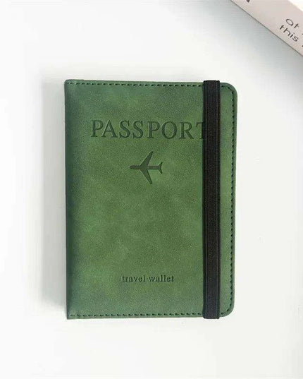 Stylish Genuine Leather RFID Passport Holder for Trendy Travelers